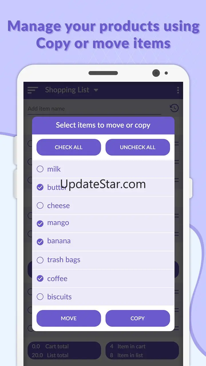 My Shopping List, Grocery list 2.38