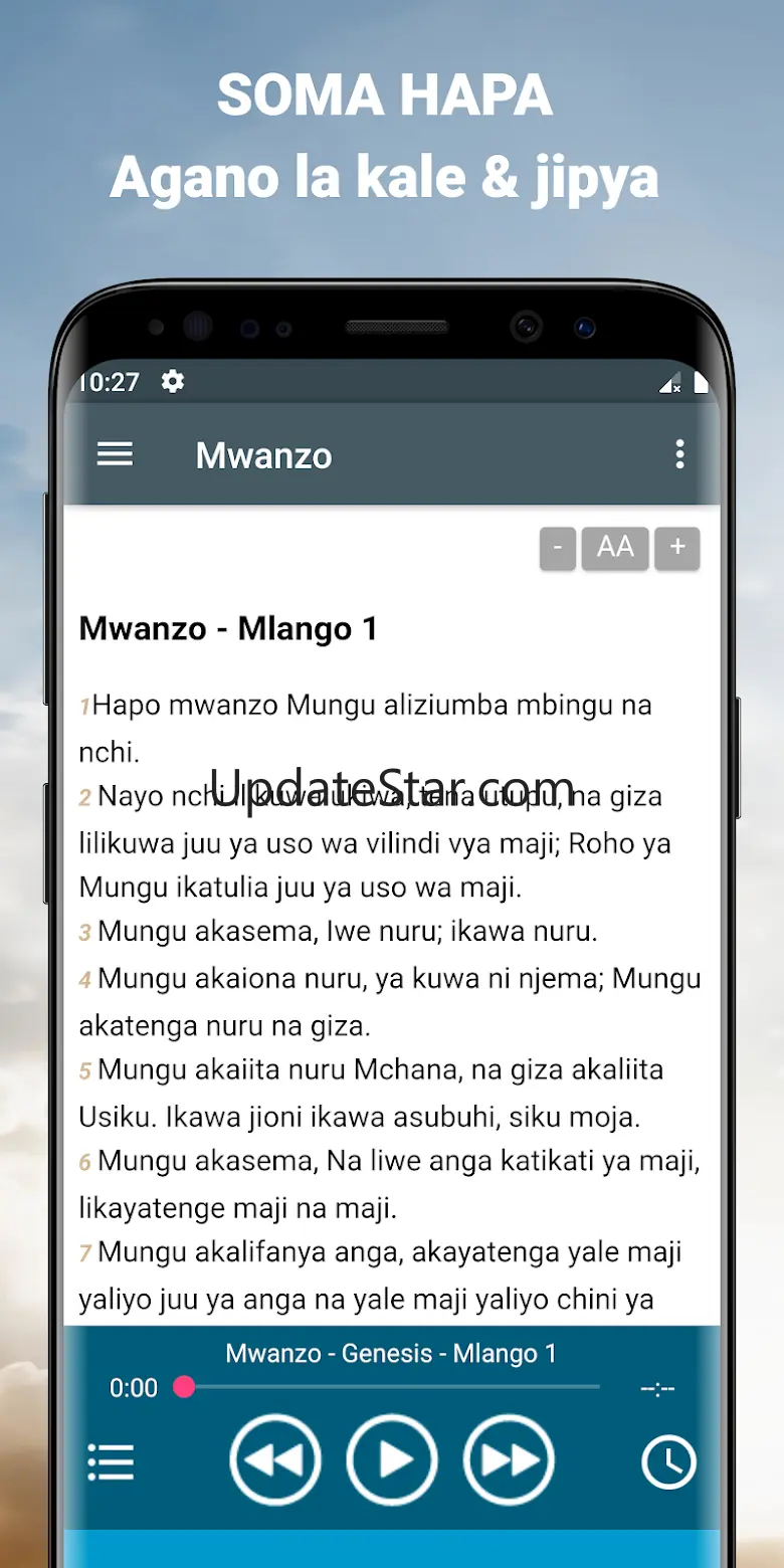 Audio Bible Swahili offline 3.1.1483