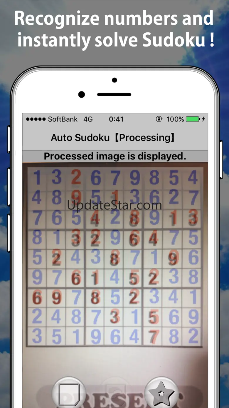 Automatically answers Sudoku(lite) from the image. 1.2