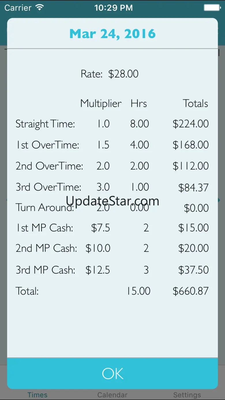 FilmBiz Rate - Pay Stub Calculator for Film Crews 3.4