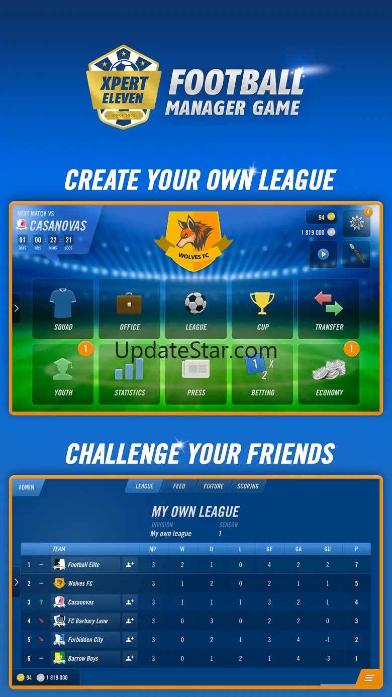 Xpert Eleven Soccer Manager 1.0.1992