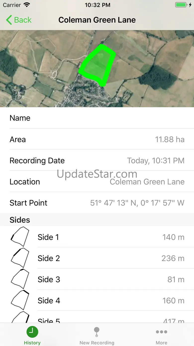 Hectare field area measure GPS 2.3.1