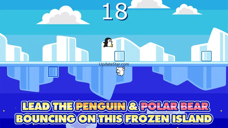 Happy Penguin & Crazy Polar Bear - Freezing Ice Bounce Racing 1.0.1