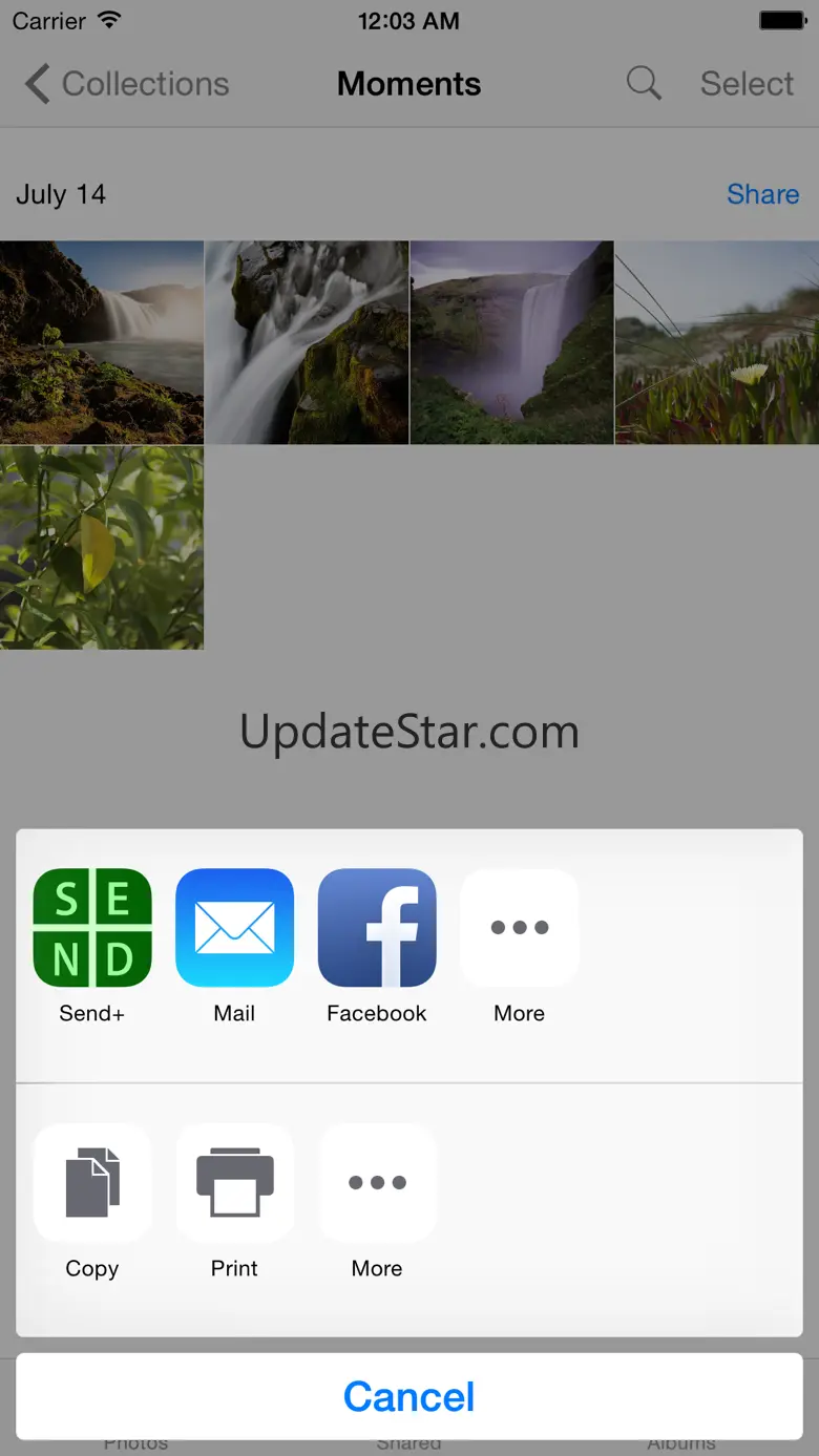 Send Plus - Save your data plan, send photos (email, text, Facebook, Twitter), track your data usage - compress your photos before sending and save money. 1.21
