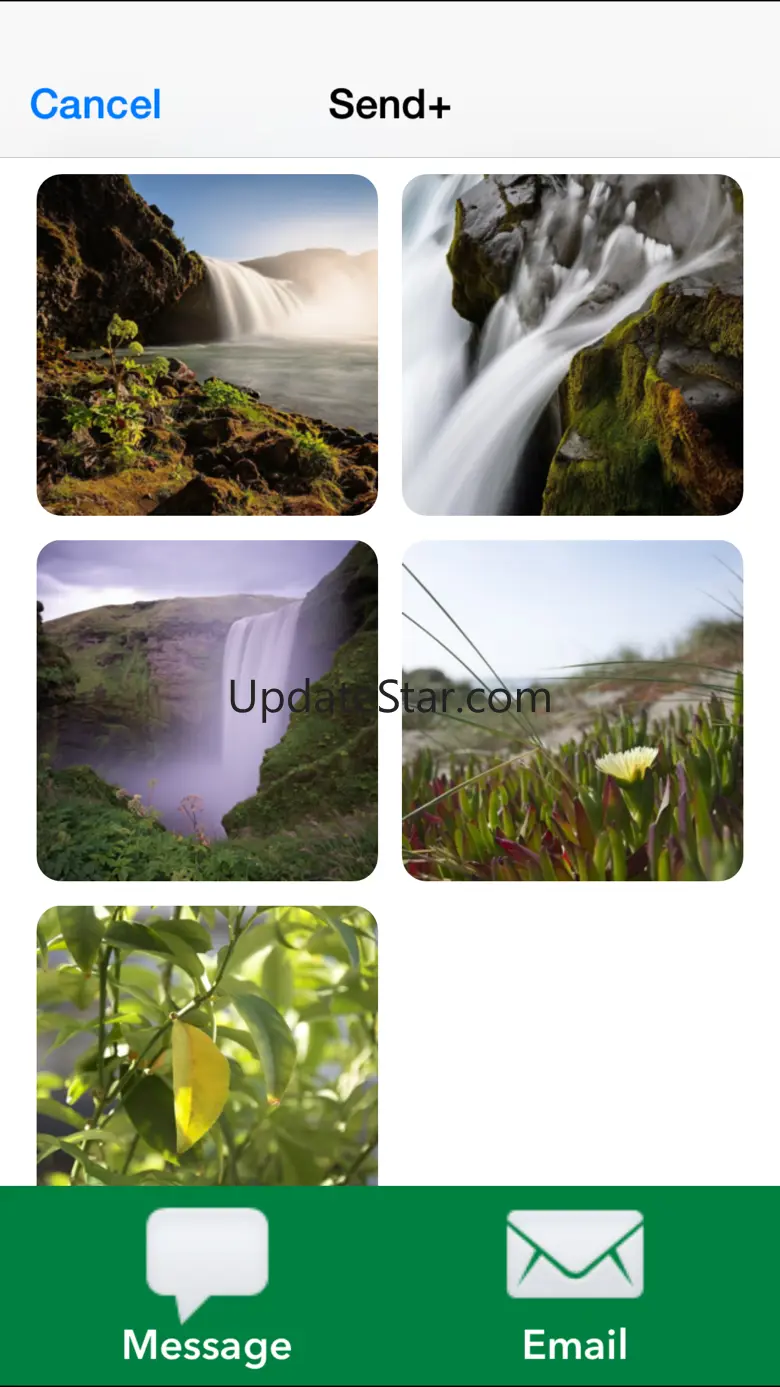 Send Plus - Save your data plan, send photos (email, text, Facebook, Twitter), track your data usage - compress your photos before sending and save money. 1.21