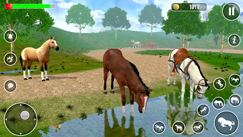 Virtual Wild Horse Family Game 1.3