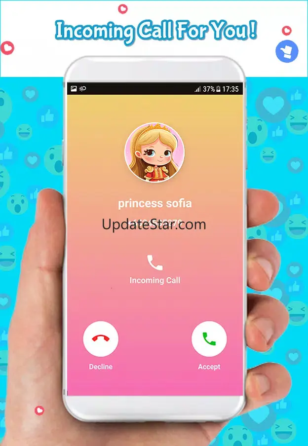 fake video call with princess 4.0