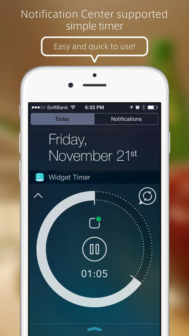 Widget Timer - Simple Kitchen Timer for Notification Center 1.3.1