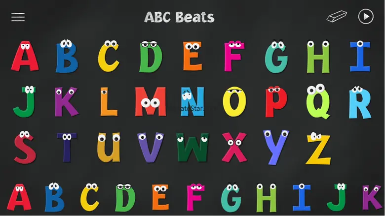 ABC Beats: Kids chalkboard stickers 1.2