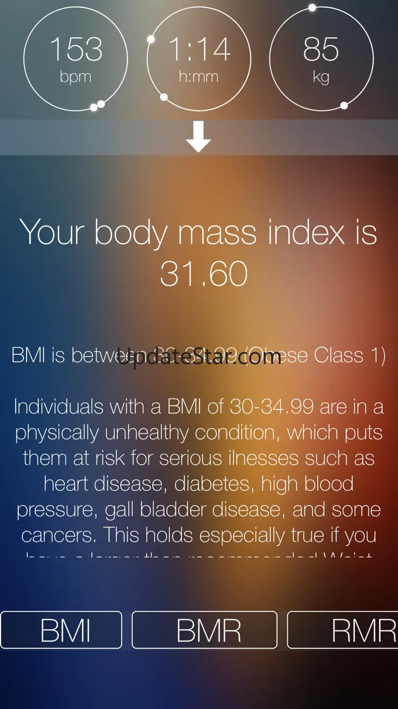 Heart Rate Based Calorie Calculator 1.001