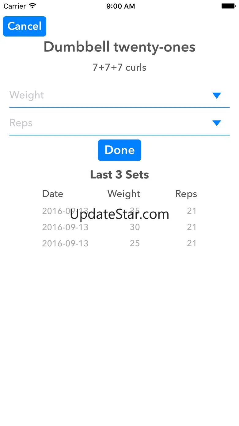 Workout Recorder 2.0