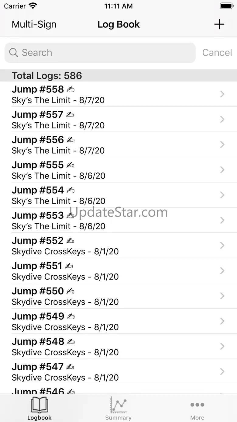 Skydive LogBook 2.6.2