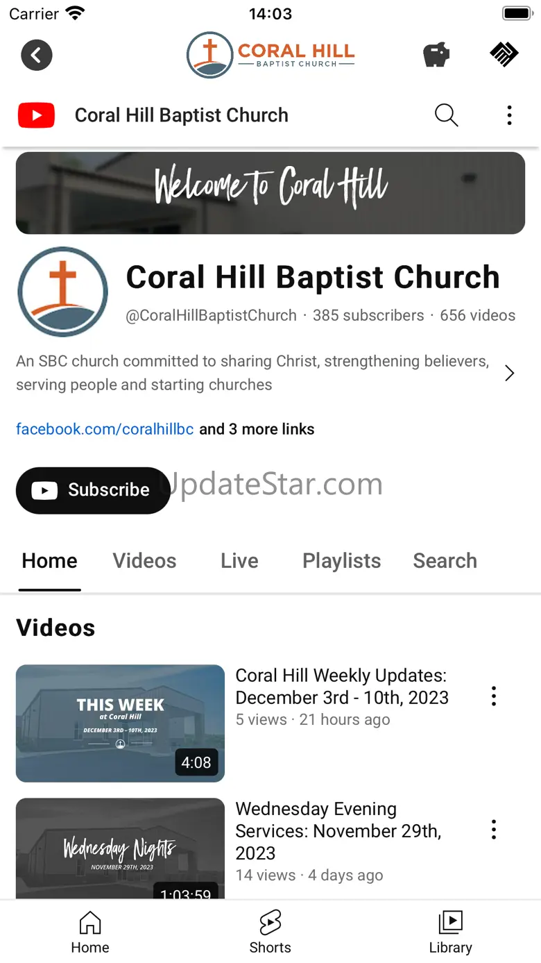 Coral Hill Baptist 2.7