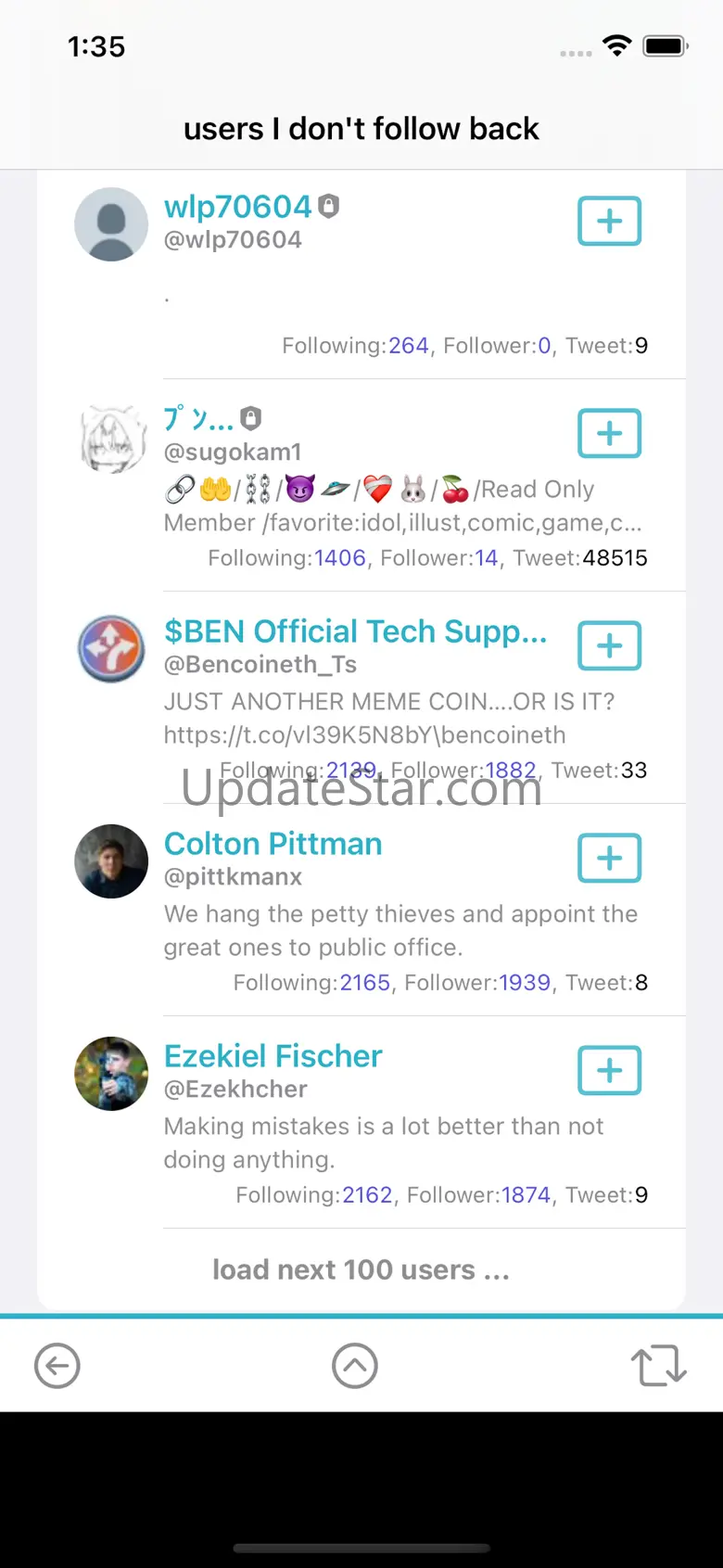 Follow Tool Me for Twitter 5.2