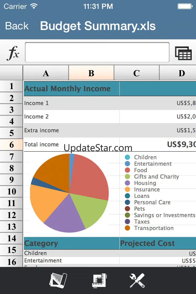 Spreadsheet Pro for MS Excel File Format 1.0