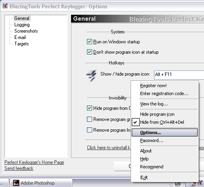 BlazingTools Perfect Keylogger 1.99