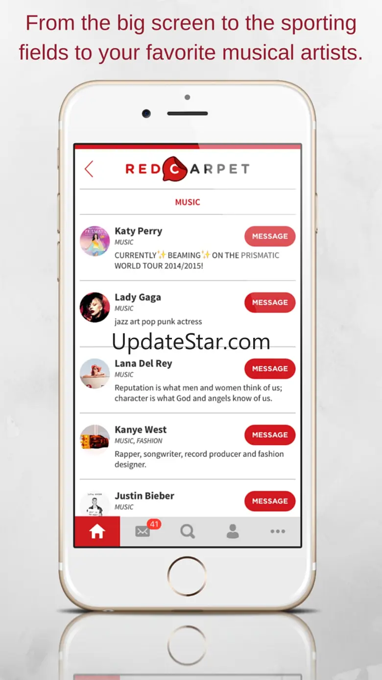 Red Carpet - Message Celebrities 1.0