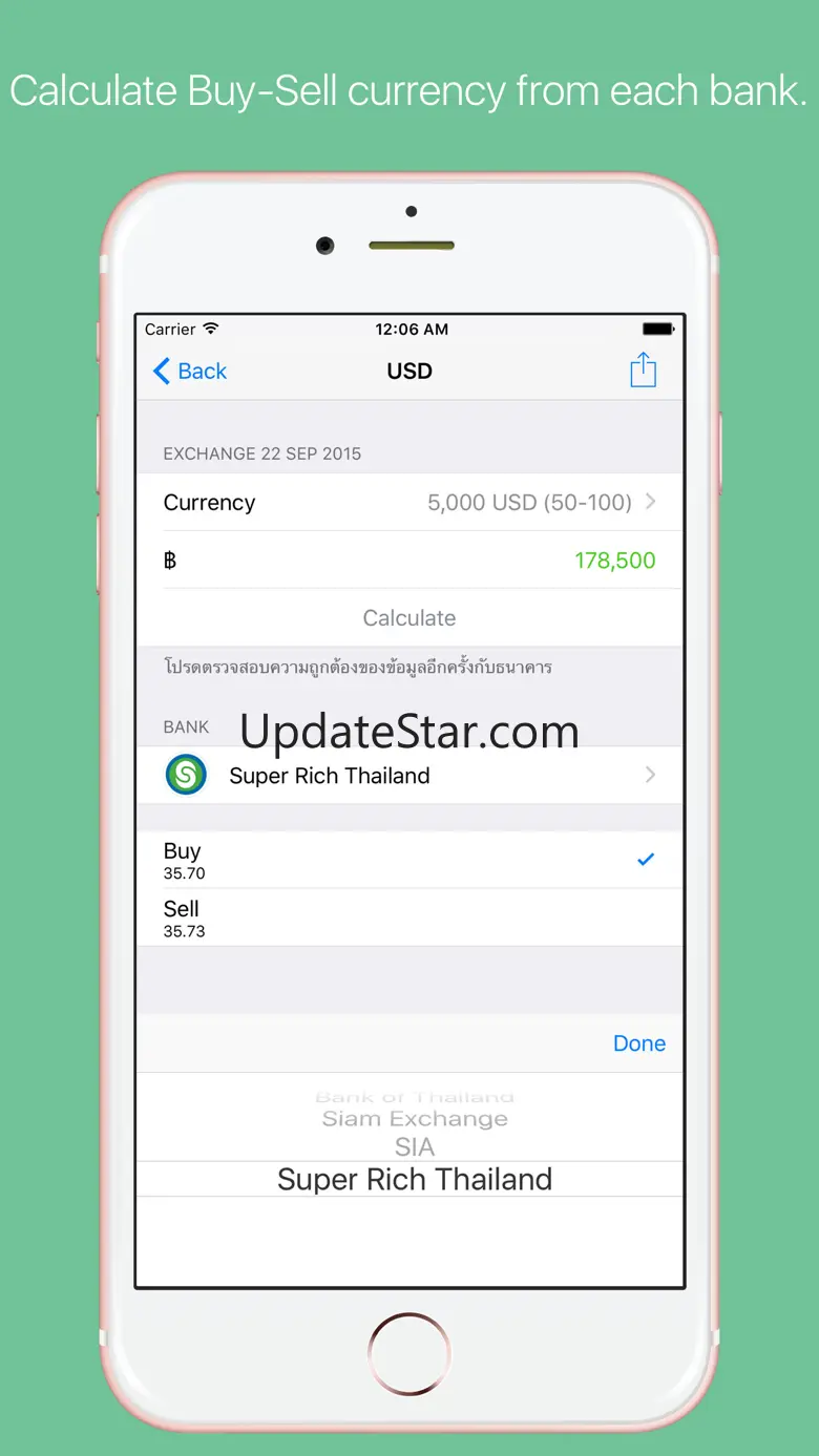 Exchange TH Rate : Thai Baht 4.1