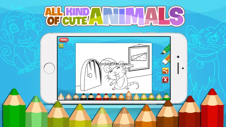 KidsPaint - Coloring Cool Animals to Relax 1.0