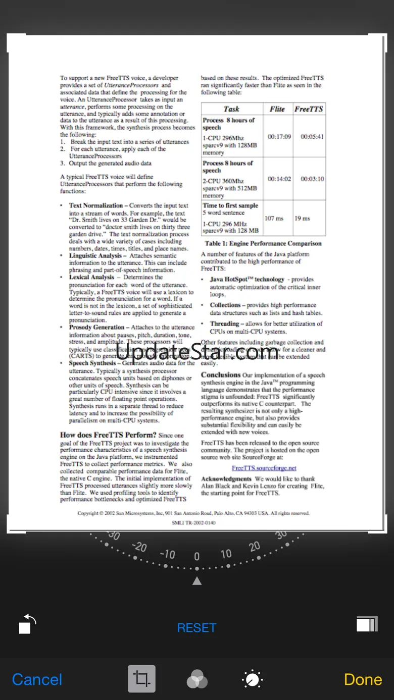 Document SCANNER and Editor 1.6