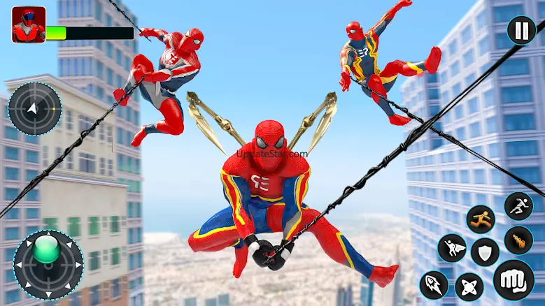 Spider Flying Rope Hero Games 1.9.8