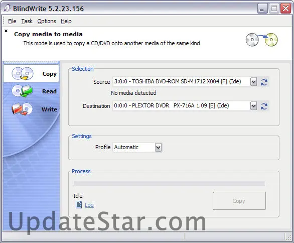 BlindWrite -  CD and DVD copy 7.0