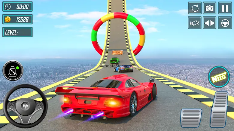 Impossible Mega Ramp Car Stunt 10.3