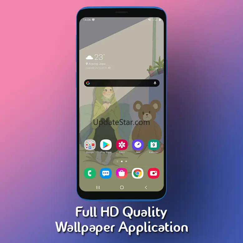 Cartoon Muslimah Wallpaper HD 10.0