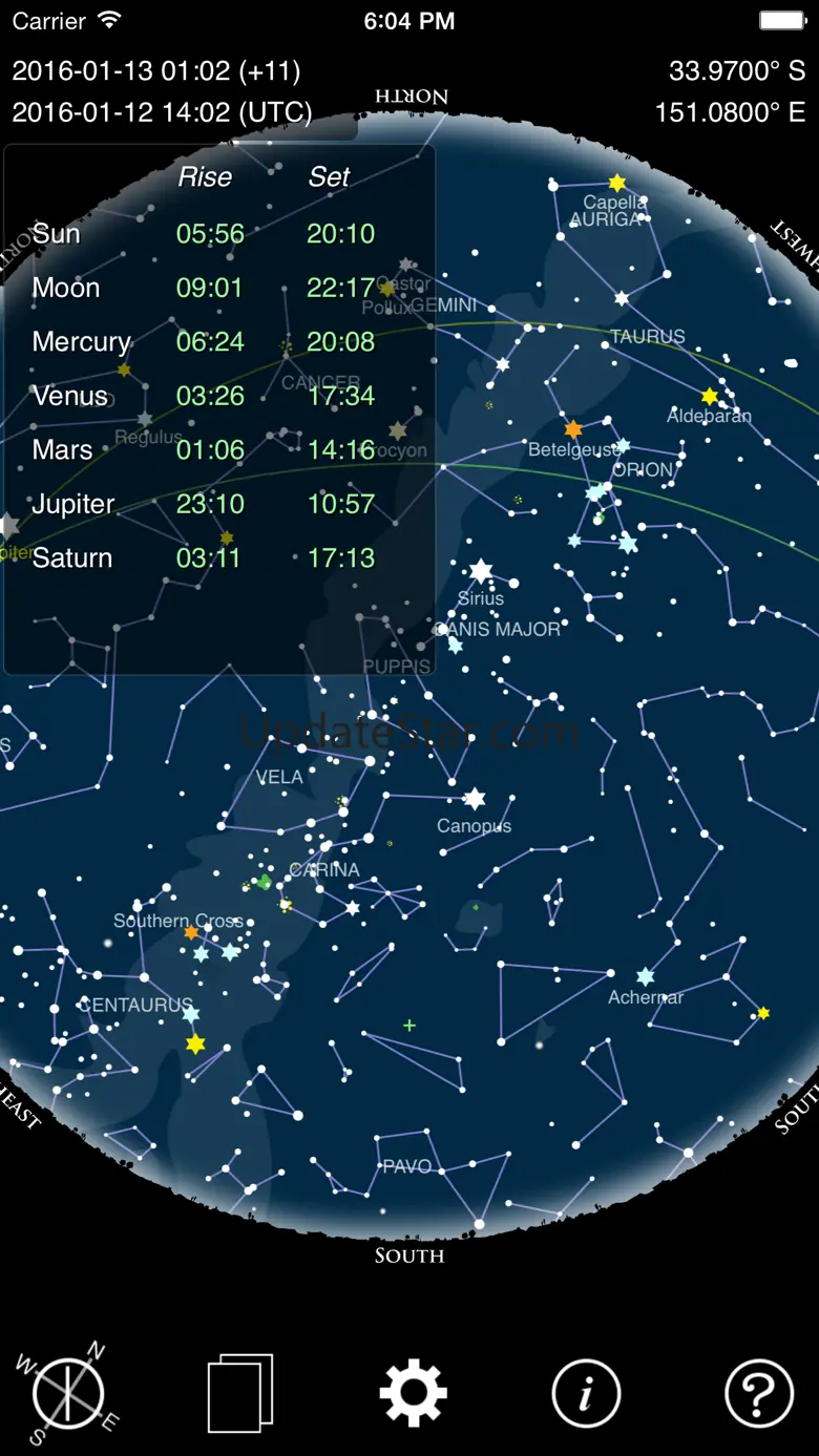 Star Disc Planisphere 1.5