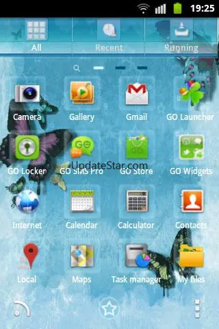 Butterfly Theme GO Launcher EX 4.4