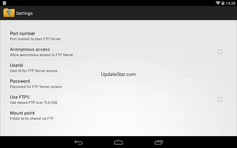 WiFi Pro FTP Server 2.2.1
