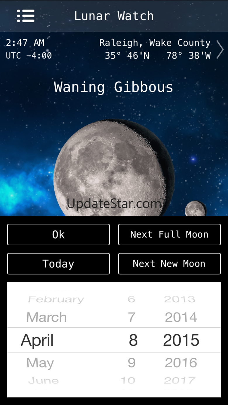 Lunar Watch Full moon calendar 1.5