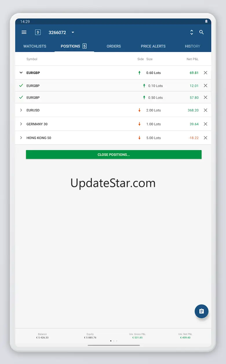 Tradeview Markets cTrader