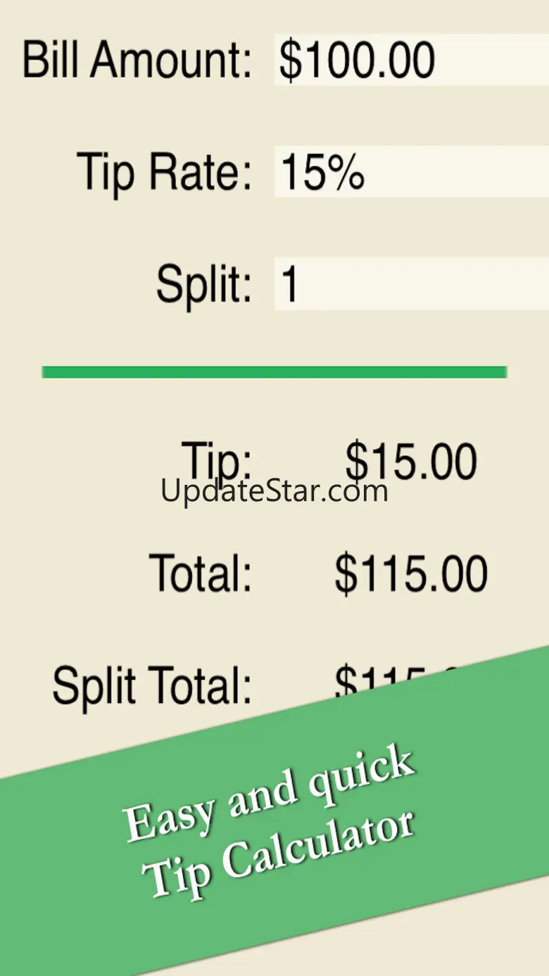 Calculate Tip - Easy Restaurant Gratuity Calculator Free 1.0
