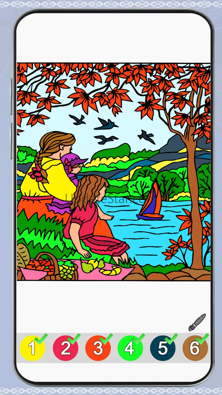 Nature Color by Number Book 3.1
