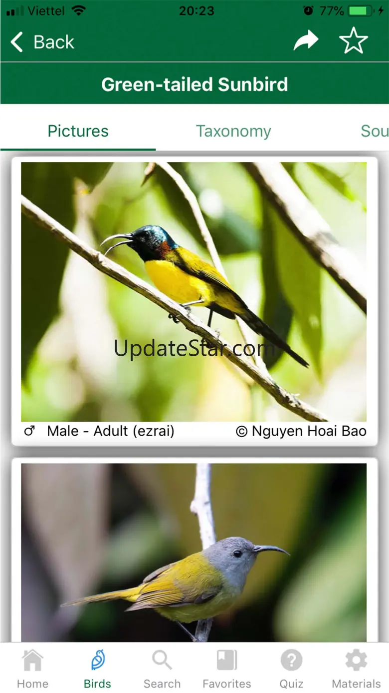 Vietnam Bird Guide 4.3.1
