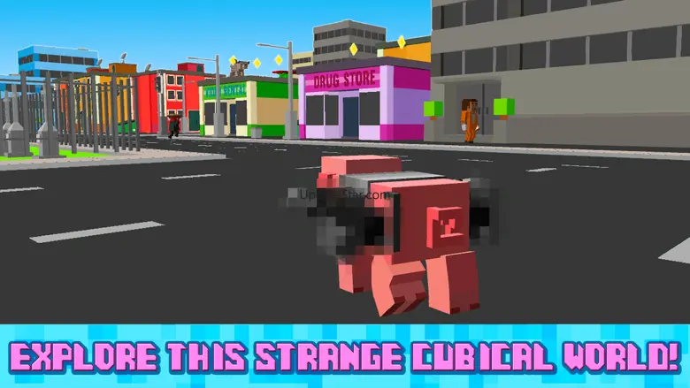 Blockhead Pig City Rampage 3D 1.0