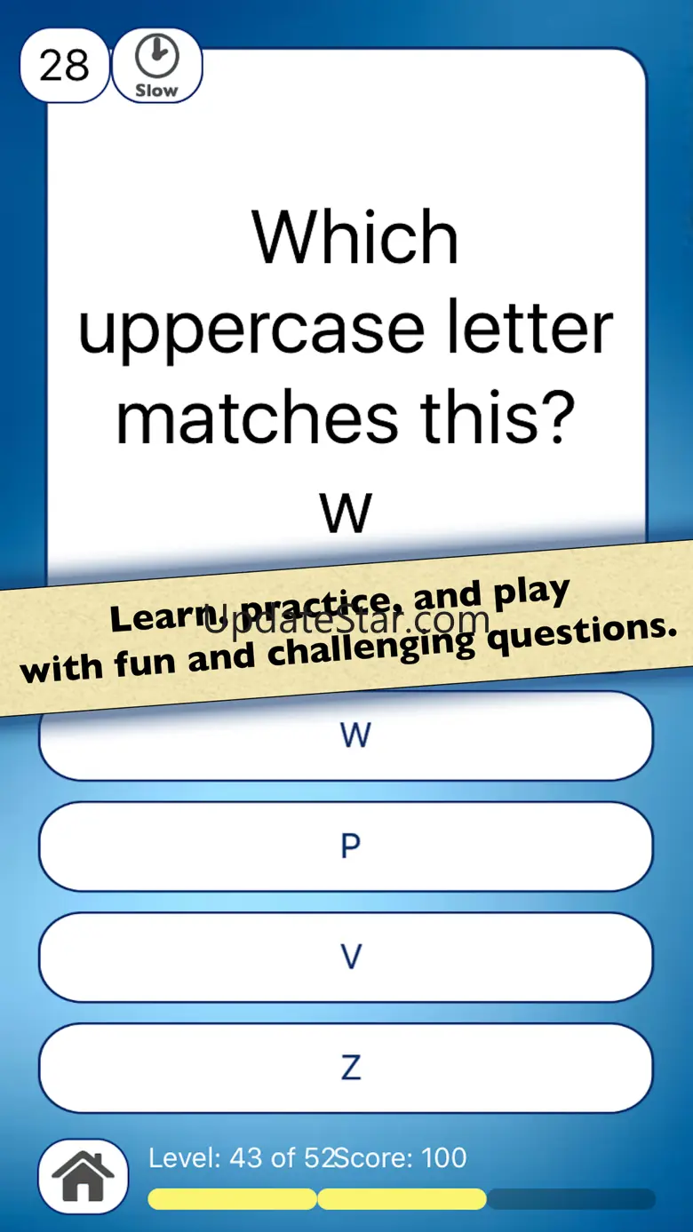 Alphabet Learning Letters Quiz 2.72