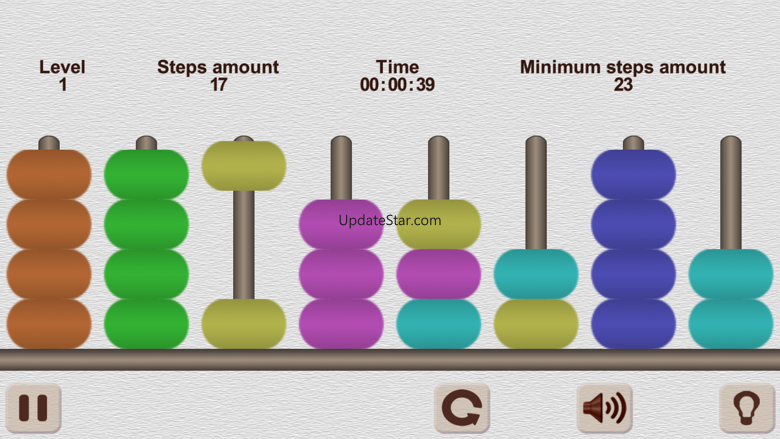 Color Heap Puzzle. Hanoi Tower 1.4.0