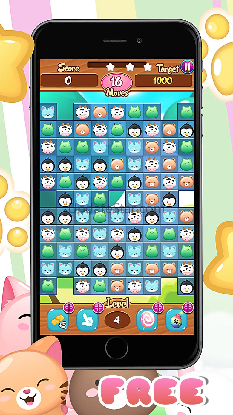 cute cats animals farm - Fun Matching Game with Animals for Kids 1.2