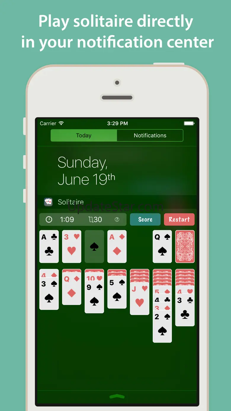 Quick Solitaire : Play in notification center as widget 1.0