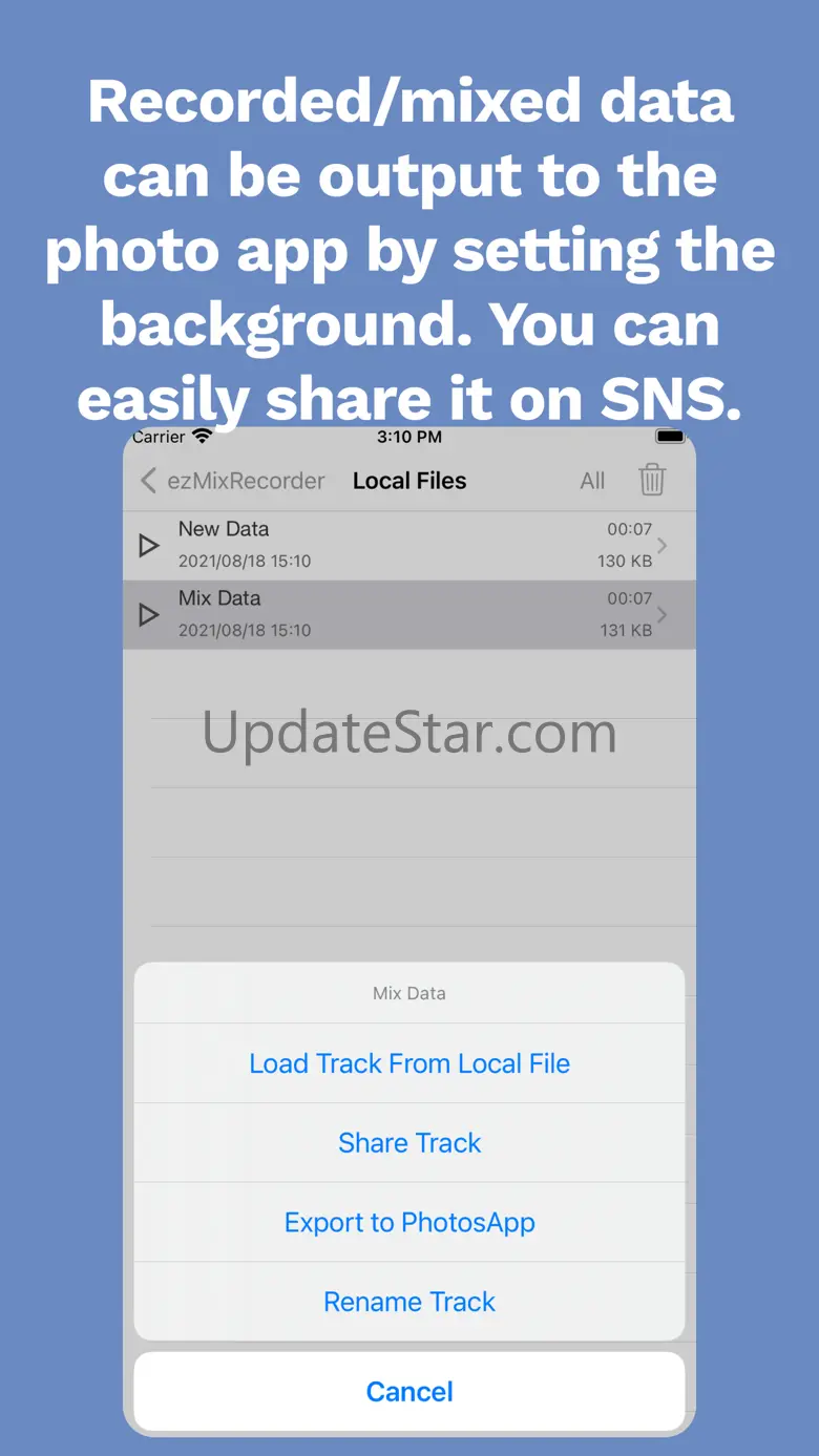 Overdubbing - EasyMixRecorder 2.57