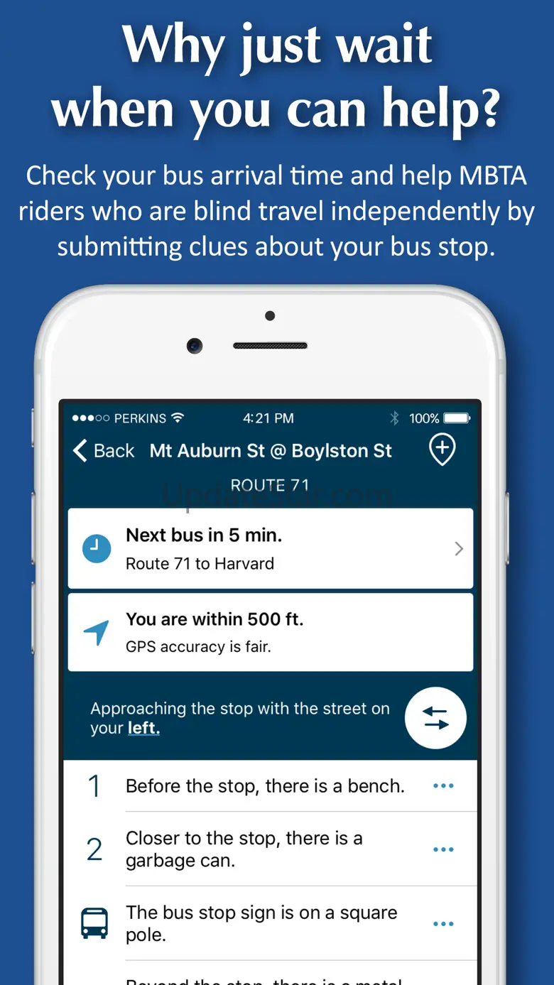 BlindWays: bus stop navigation 2.1.1