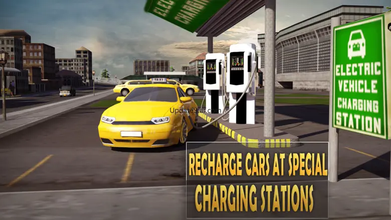 Electric Car Taxi Simulator: Day Night Driver Job 1.0