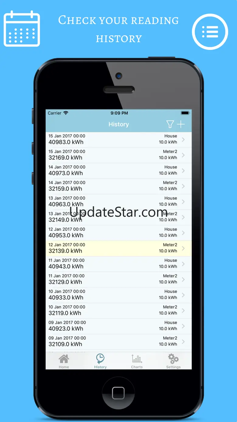 Electricity Meter Tracker 2.16