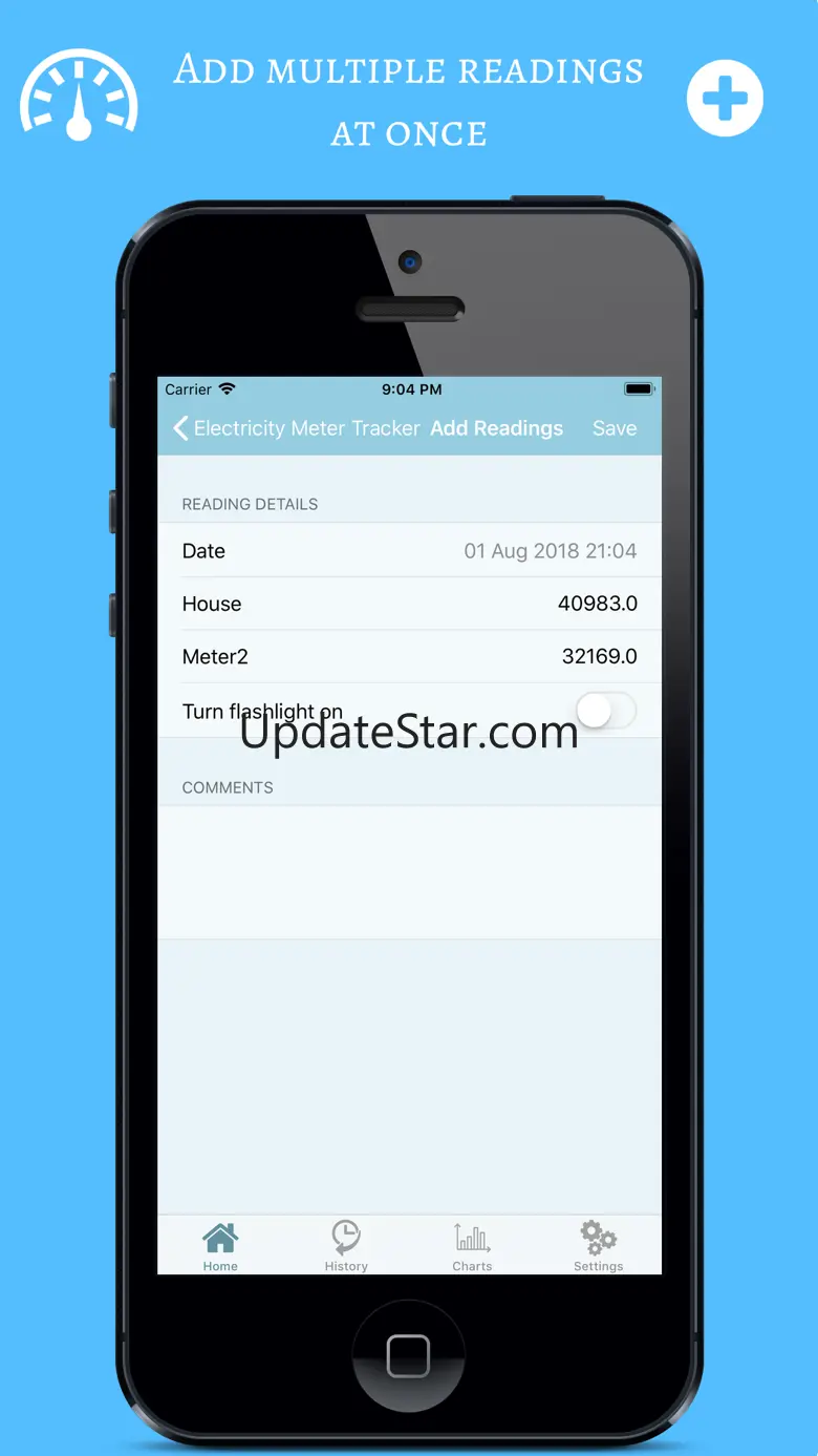 Electricity Meter Tracker 2.16
