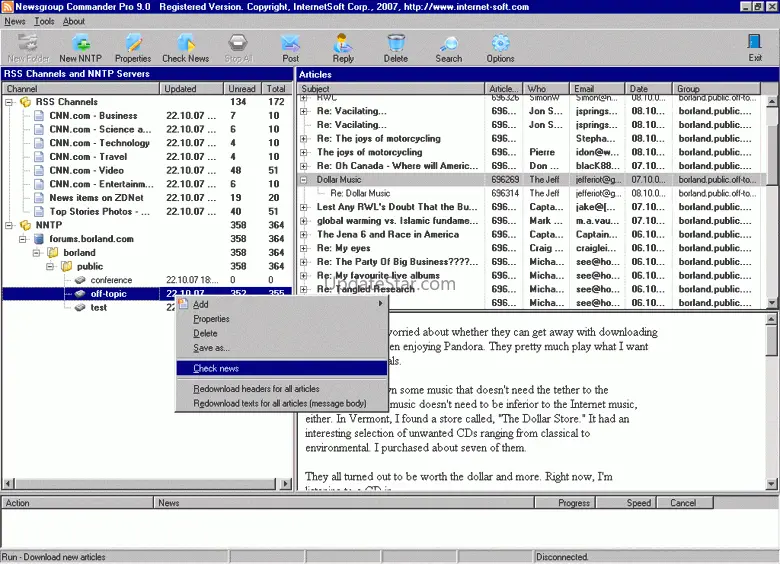Newsgroup Commander Pro 9.010