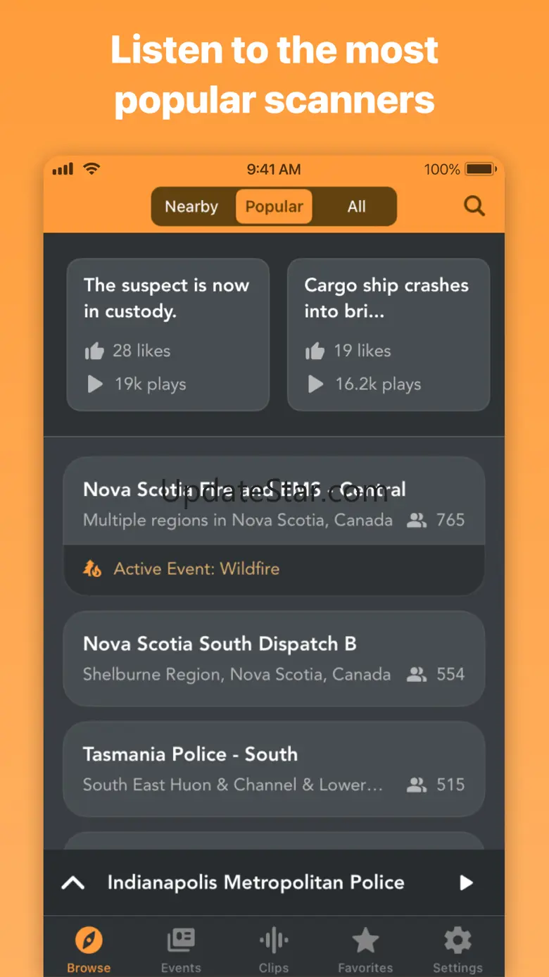 Police Scanner Radio & Fire 2.2.25