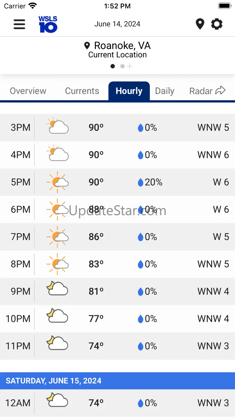 WSLS 10 Roanoke Weather 6.90.18