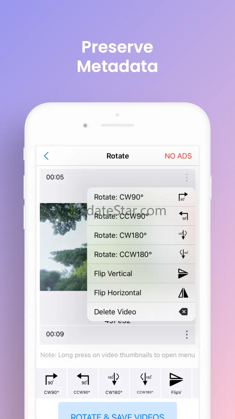 Video rotate + flip video easy 3.4